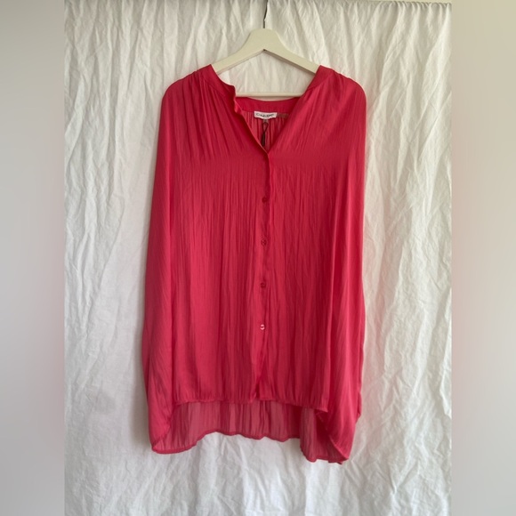 Calvin Klein Womens Plus Work Wear Shirred Blouse Size 2X NEW - Picture 3 of 12